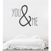 Wandtattoo YOU & ME