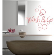 Wash & Go als Wandtattoo