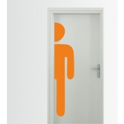 WC Herren 2 als Wandtattoo