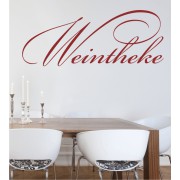 Weintheke als Wandtattoo 