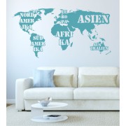 Welt 4 als Wandtattoo