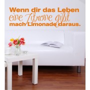 Wenn dir das Leben... als Wandtattoo