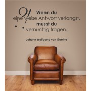 Wenn du eine... als Wandtattoo