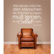 Wer lernen...als Wandtattoo