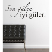 Son gülen... als Wandtattoo