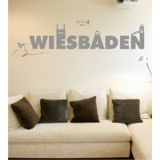 Wiesbaden als Wandtattoo