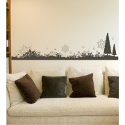 Winterlandschaft als Wandtattoo