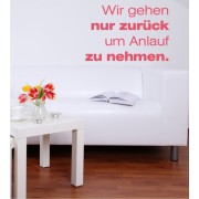 Wir gehen nur... als Wandtattoo