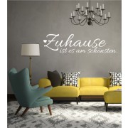 Zuhause ist es.. als Wandtattoo