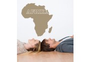Afrika Umriss als Wandtattoo 