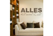 Alles hat seine Zeit als Wandtattoo