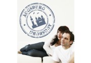 Stempel von Augsburg als Wandtattoo 