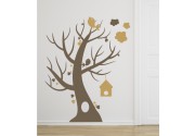 Bäumchen als Wandtattoo zweifarbig