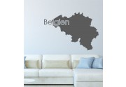 Belgien als Wandtattoo