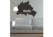 Umriss von Berlin als Wandtattoo 