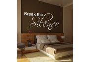Break the Silence als Wandtattoo 