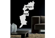 Umriss Burgenland als Wandtattoo 
