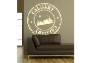 Stempel von Calgary als Wandtattoo 