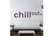 Chillout als Wandtattoo 