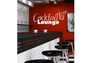 Cocktail Lounge als Wandtattoo 