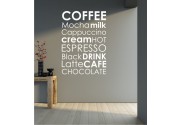 Coffee, Mocha, Milk... als Wandtattoo