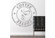 Stempel Coffee als Wandtattoo 
