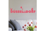 Düsseldorf Schriftzug als Wandtattoo 