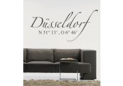 Düsseldorf Koordinaten als Wandtattoo 