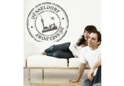 Stempel von Düsseldorf als Wandtattoo 