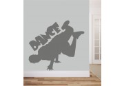 Dance mit Tänzer als Wandtattoo