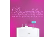 Das Wunderbarste ... als Wandtattoo 