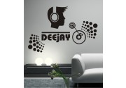 Deejay als Wandtattoo 