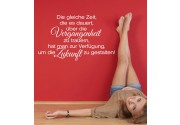 Die gleiche Zeit... als Wandtattoo