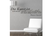 Die Kunst ist... als Wandtattoo