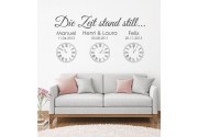 Die Zeit stand still... als Wandtattoo