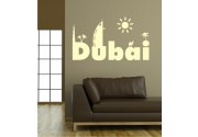 Dubai Schriftzug als Wandtattoo