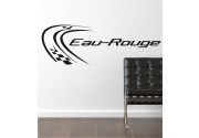 Eau Rouge als Wandtattoo 