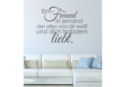Ein Freund ist... als Wandtattoo