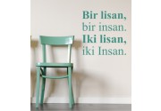 Bir lisan... als Wandtattoo 