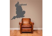 England als Wandtattoo