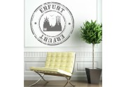 Stempel von Erfurt als Wandtattoo 