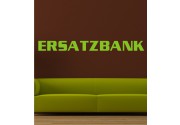 Ersatzbank als Wandtattoo 