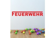 Feuerwehr als Wandtattoo