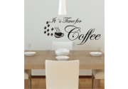 It´s Time for Coffee als Wandtattoo 