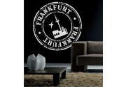 Stempel von Frankfurt als Wandtattoo 