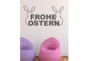 Frohe Ostern 3 als Wandtattoo