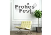 Frohes Fest als Wandtattoo 