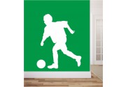 Fußballer als Wandtattoo