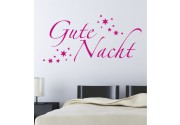 Gute Nacht 2... als Wandtattoo 