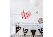 Heartbeat als Wandtattoo